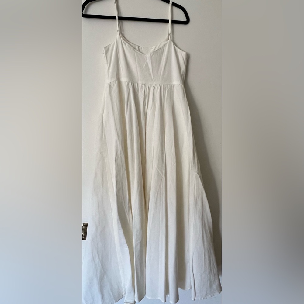 White cotton dress